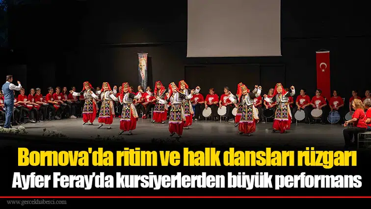 Bornova'da ritim ve halk dansları rüzgarı