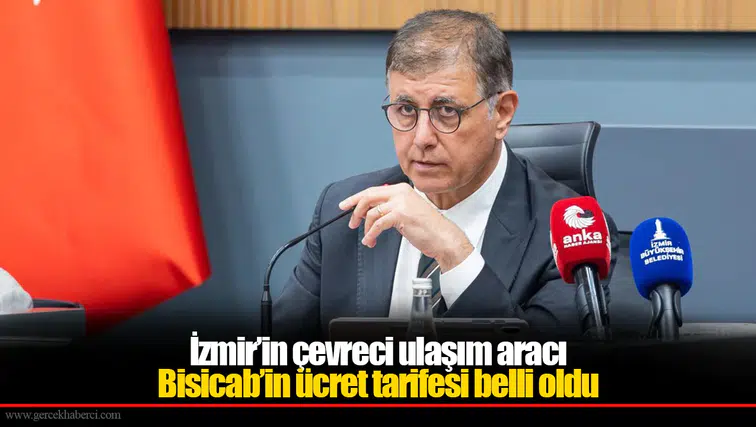 İzmir’in çevreci ulaşım aracı Bisicab’in ücret tarifesi belli oldu