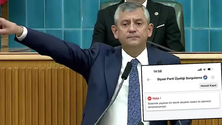 CHP'de istifa depremi: Özgür Özel'in 'yeni parti' duyurusunun ardından 6 saatte 941 bin kişi istifa etti, e-Devlet kilitlendi!