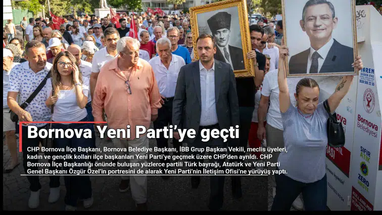 Bornova Yeni Parti’ye geçti