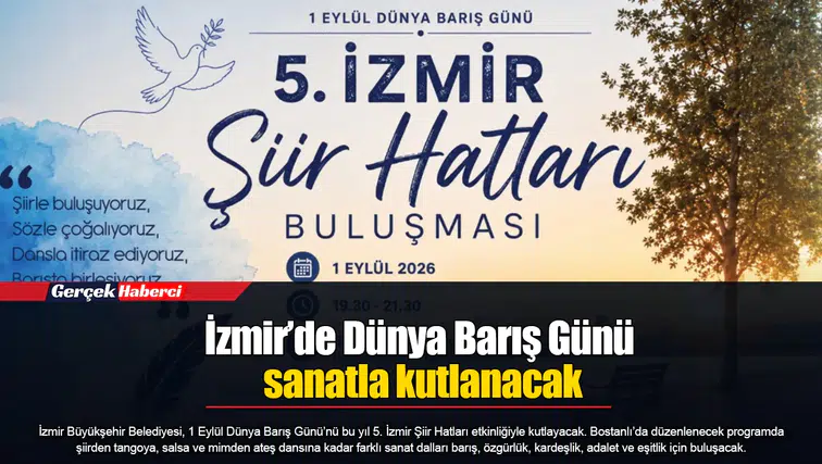İzmir’de Dünya Barış Günü sanatla kutlanacak