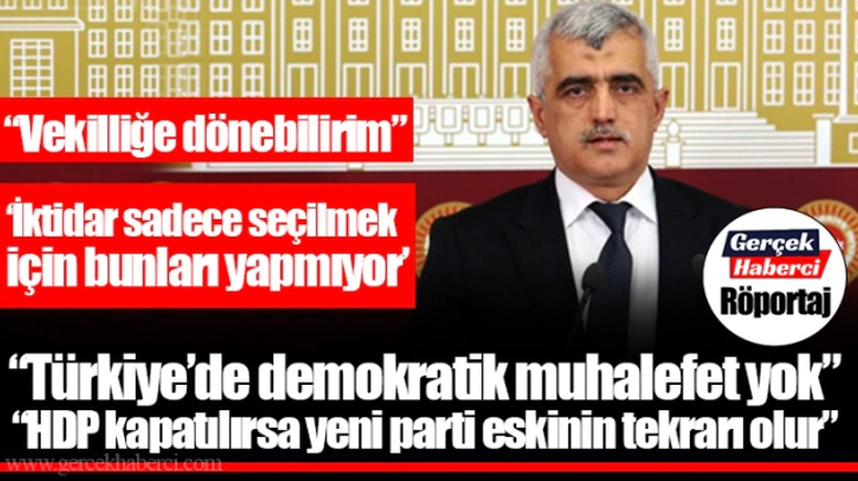 Gergerlioğlu; "İktidar sadece seçilmek için bunları yapmıyor"