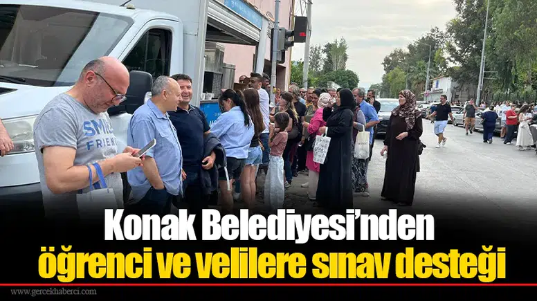 Konak Belediyesi’nden öğrenci ve velilere sınav desteği