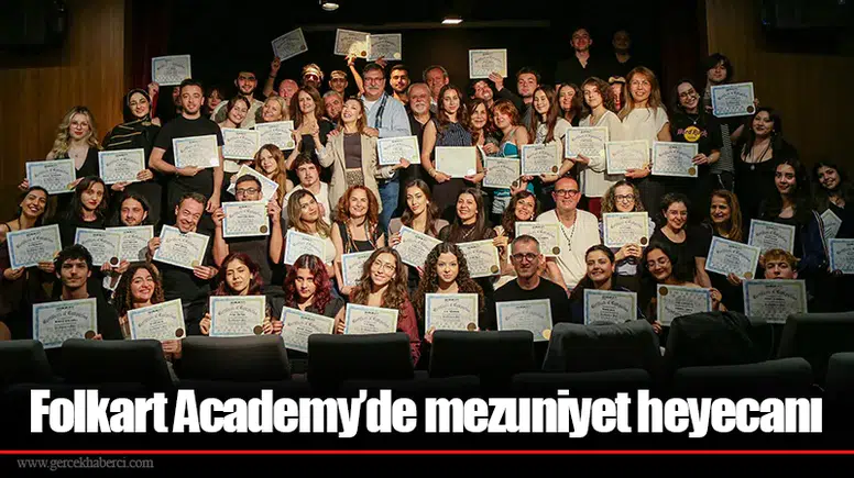 Folkart Academy’de mezuniyet heyecanı
