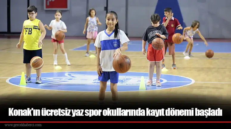 Konak'ın ücretsiz yaz spor okullarında kayıt dönemi başladı