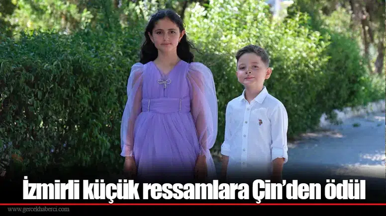 İzmirli küçük ressamlara Çin’den ödül