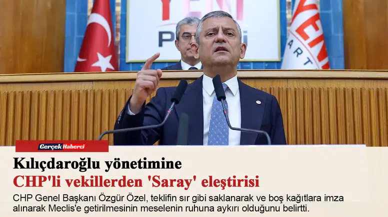 Özgür Özel'den çerçeve yasa teklifinin usulüne sert eleştiri