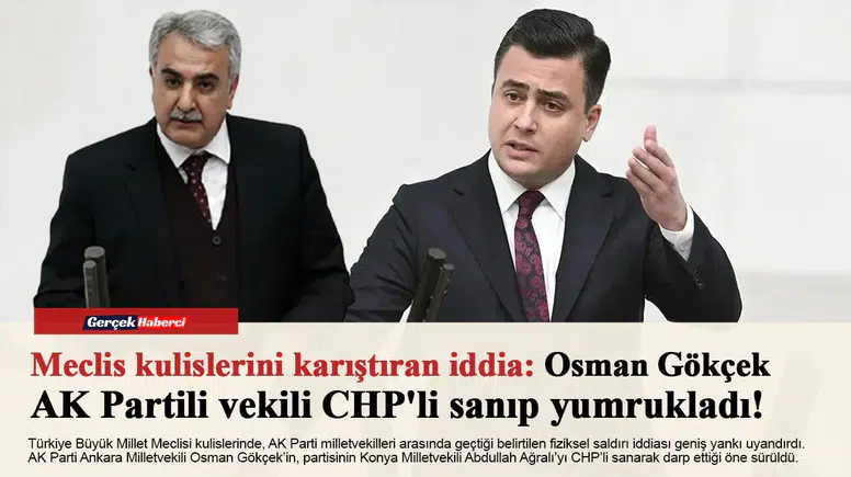 Meclis kulislerini karıştıran iddia: Osman Gökçek AK Partili vekili CHP'li sanıp yumrukladı!