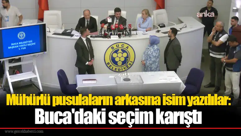 Mühürlü pusulaların arkasına isim yazdılar: Buca'daki seçim karıştı