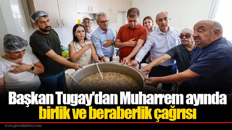 İzmir'in başkanı aşure etkinliğinde birlik ve dayanışma mesajı verdi!