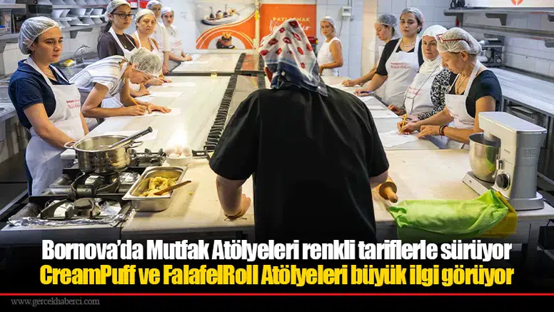 Bornova’da Mutfak Atölyeleri renkli tariflerle sürüyor
