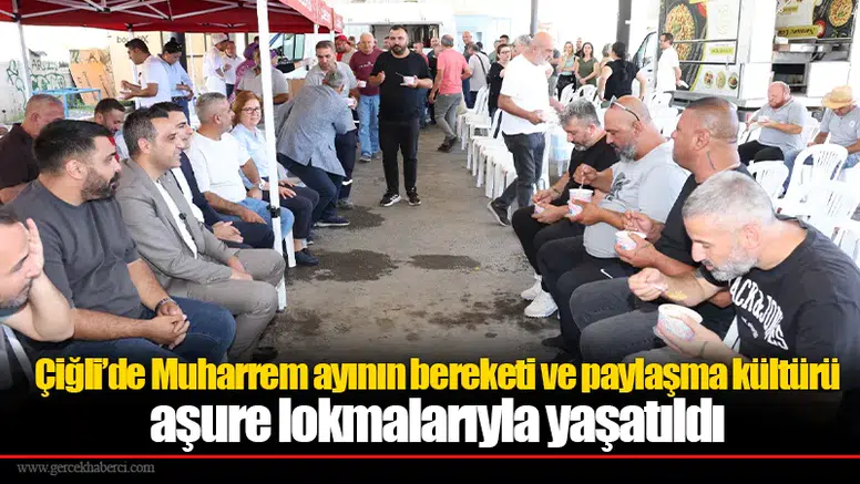 Çiğli’de Muharrem ayının bereketi ve paylaşma kültürü aşure lokmalarıyla yaşatıldı