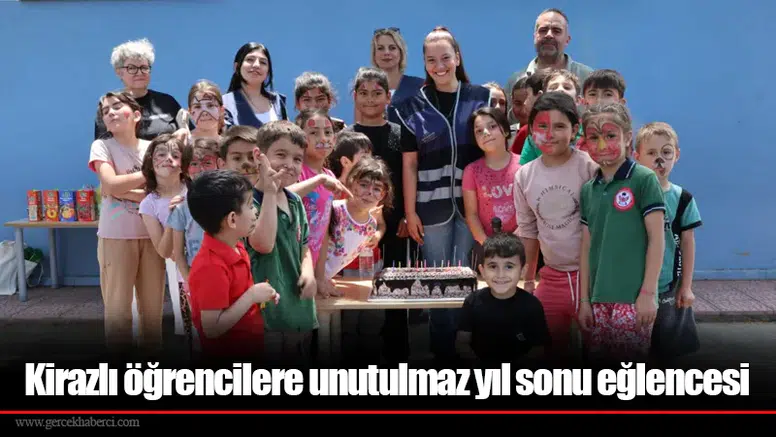 Kirazlı öğrencilere unutulmaz yıl sonu eğlencesi