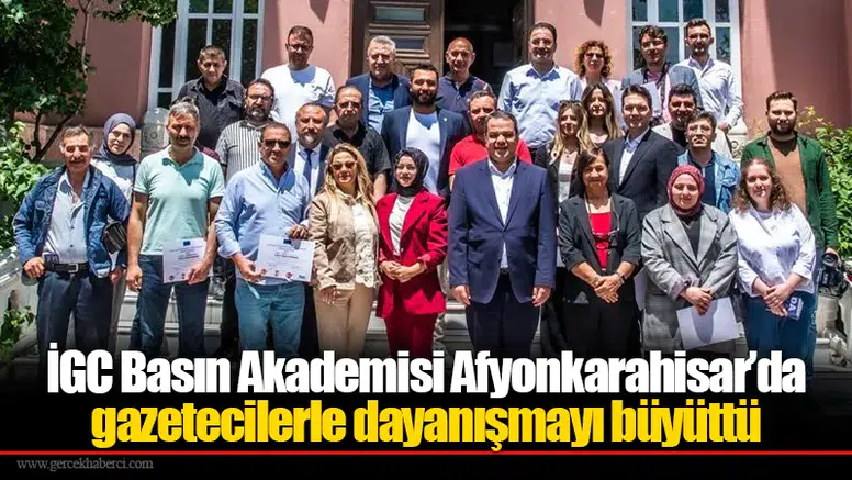 İGC Basın Akademisi Afyonkarahisar’da gazetecilerle dayanışmayı büyüttü