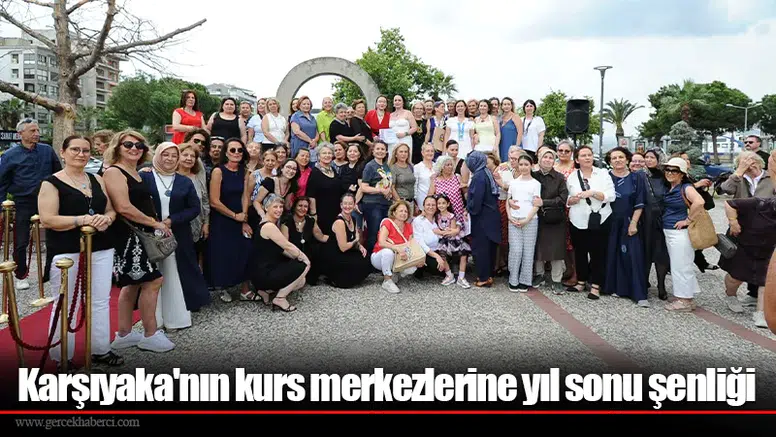 Karşıyaka'nın kurs merkezlerine yıl sonu şenliği