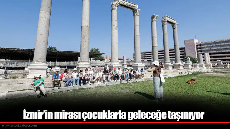 İzmirli çocuklar, kültürel mirası keşfederek şehrin tarihini öğreniyor