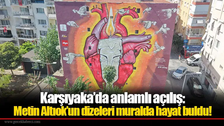 Karşıyaka’da anlamlı açılış: Metin Altıok’un dizeleri muralda hayat buldu!