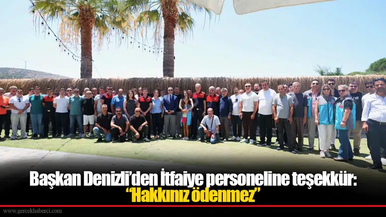 Çeşme'de İtfaiye Personeline Teşekkür Kahvaltısı Gerçekleştirildi