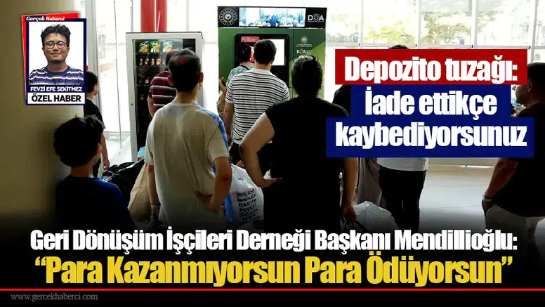 Geri Dönüşüm İşçileri Derneği Başkanı Mendillioğlu: “Para Kazanmıyorsun Para Ödüyorsun”