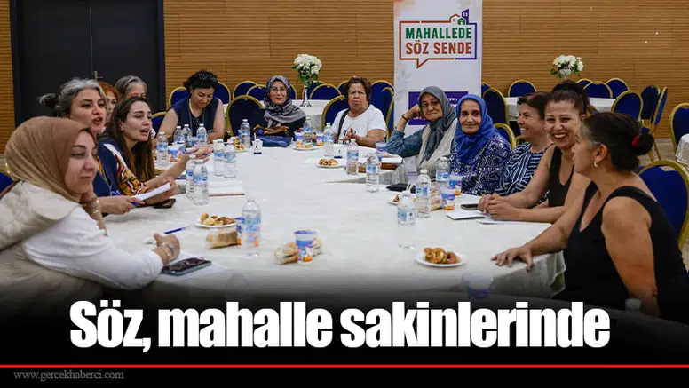 Söz, mahalle sakinlerinde
