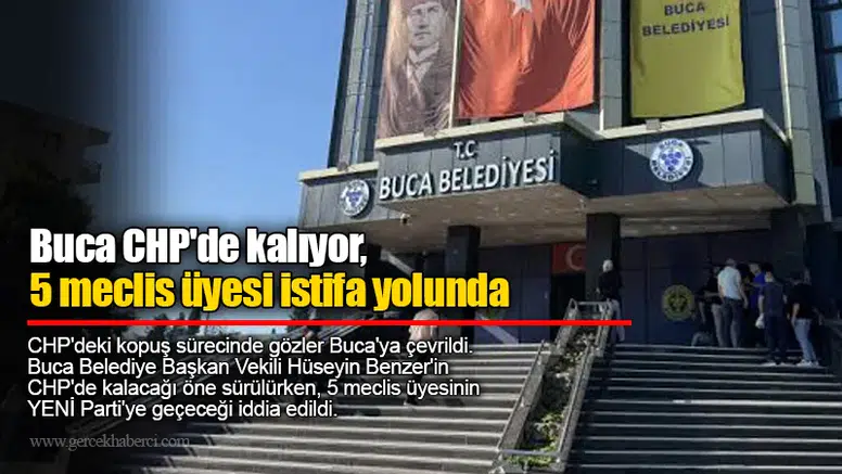 Buca CHP'de kalıyor, 5 meclis üyesi istifa yolunda