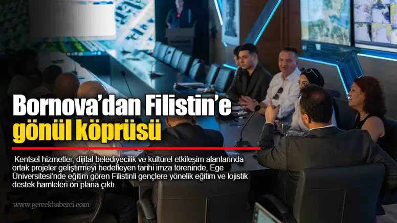 Bornova’dan Filistin’e gönül köprüsü