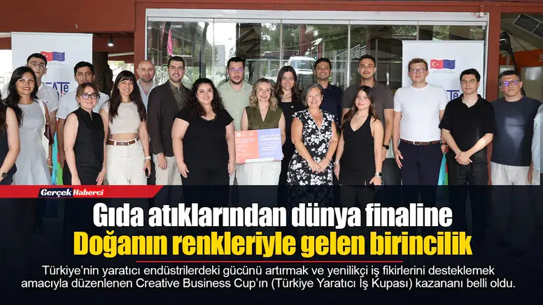 Gıda atıklarından dünya finaline... Doğanın renkleriyle gelen birincilik