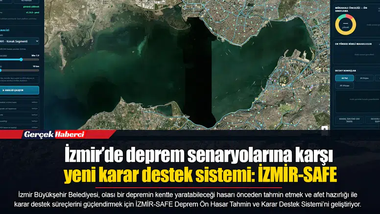 İzmir’de deprem senaryolarına karşı yeni karar destek sistemi: İZMİR-SAFE