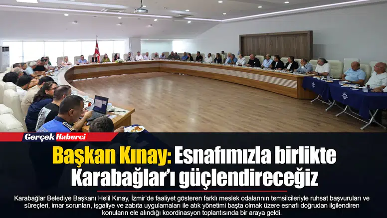 Başkan Kınay: Esnafımızla birlikte Karabağlar’ı güçlendireceğiz