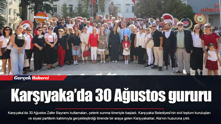 Karşıyaka’da 30 Ağustos gururu