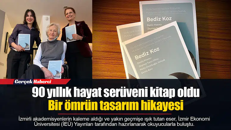 90 yıllık hayat serüveni kitap oldu  Bir ömrün tasarım hikayesi