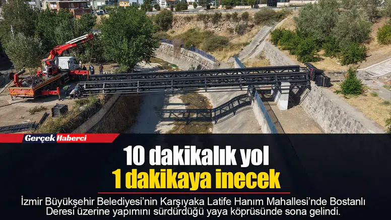 10 dakikalık yol 1 dakikaya inecek