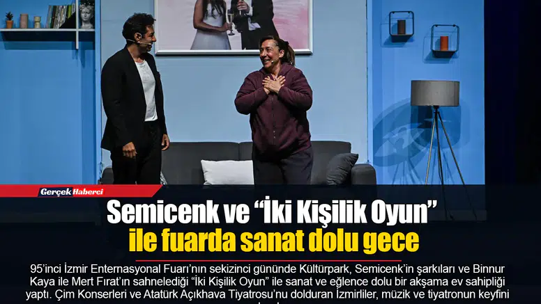 Semicenk ve “İki Kişilik Oyun” ile fuarda sanat dolu gece
