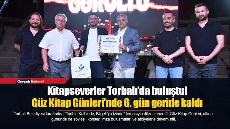 Kitapseverler Torbalı’da buluştu! Güz Kitap Günleri’nde 6. gün geride kaldı