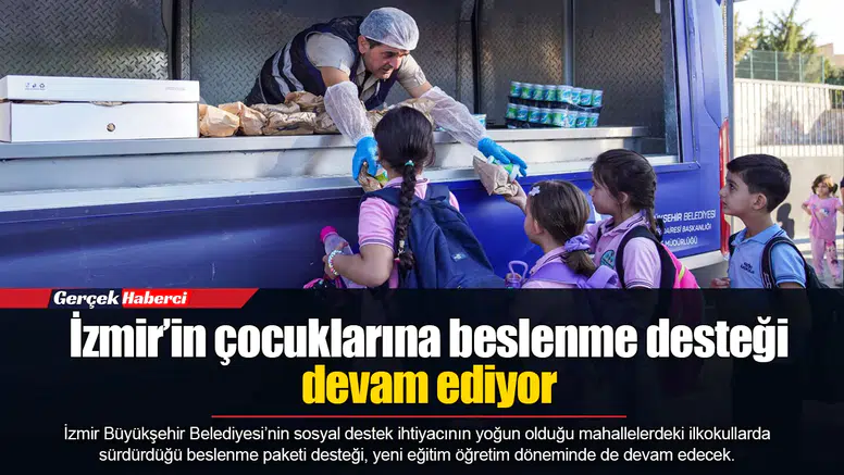 İzmir’in çocuklarına beslenme desteği devam ediyor