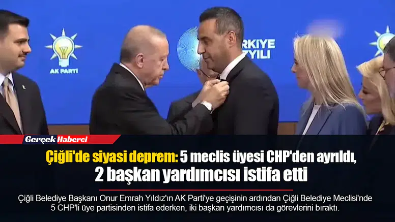 Çiğli'de siyasi deprem: 5 meclis üyesi CHP'den ayrıldı, 2 başkan yardımcısı istifa etti