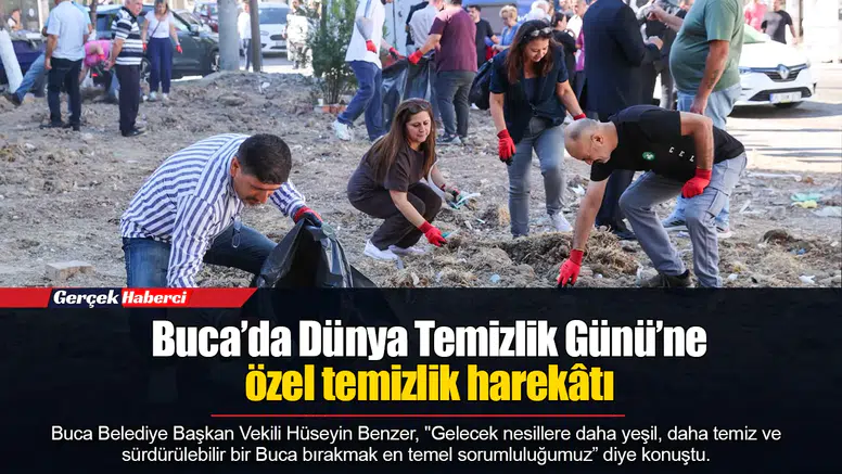 Buca’da Dünya Temizlik Günü’ne özel temizlik harekâtı