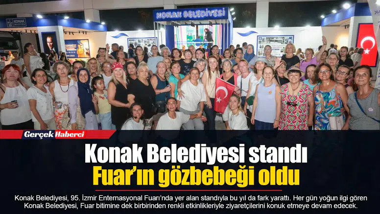 Konak Belediyesi standı Fuar’ın gözbebeği oldu