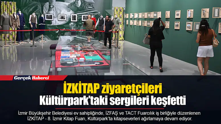 İZKİTAP ziyaretçileri Kültürpark’taki sergileri keşfetti