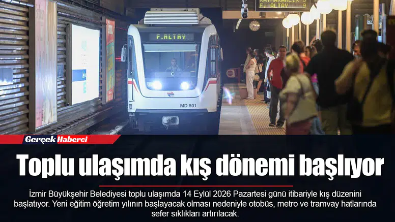 Toplu ulaşımda kış dönemi başlıyor