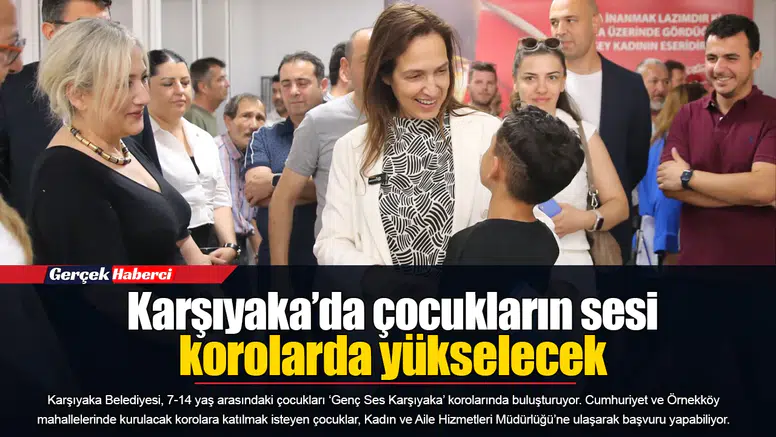 Karşıyaka’da çocukların sesi korolarda yükselecek