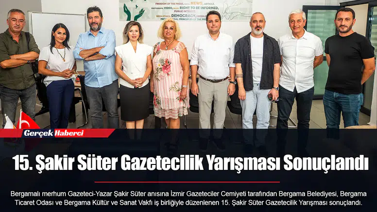 15. Şakir Süter Gazetecilik Yarışması Sonuçlandı
