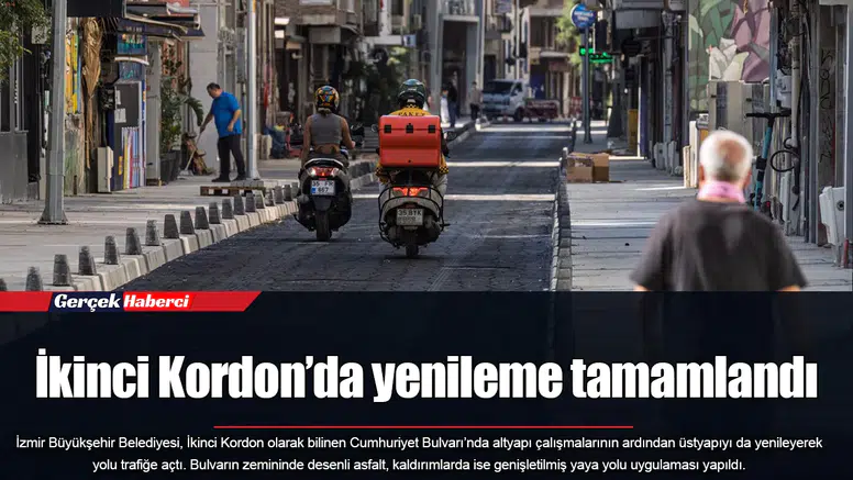 İkinci Kordon’da yenileme tamamlandı