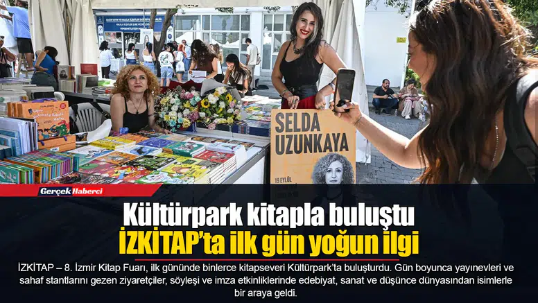 İZKİTAP’ta ilk gün yoğun ilgi