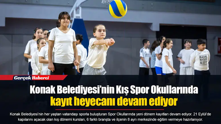 Konak Belediyesi’nin Kış Spor Okullarında kayıt heyecanı devam ediyor