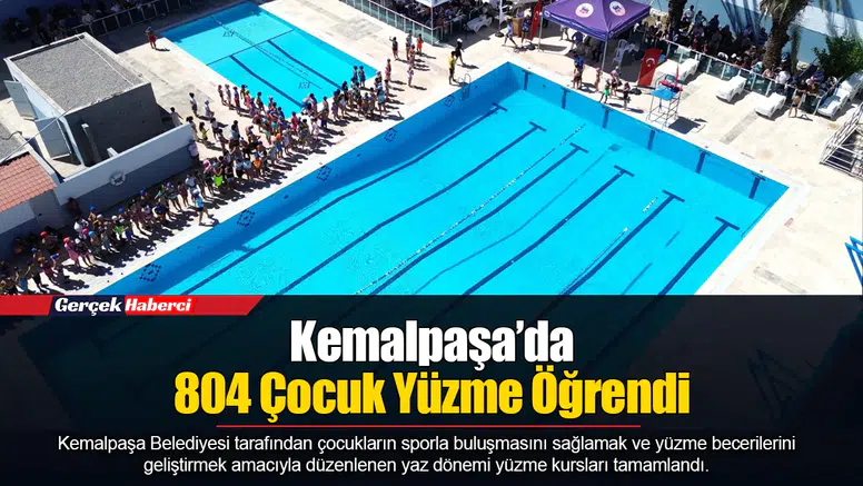 Kemalpaşa’da 804 Çocuk Yüzme Öğrendi