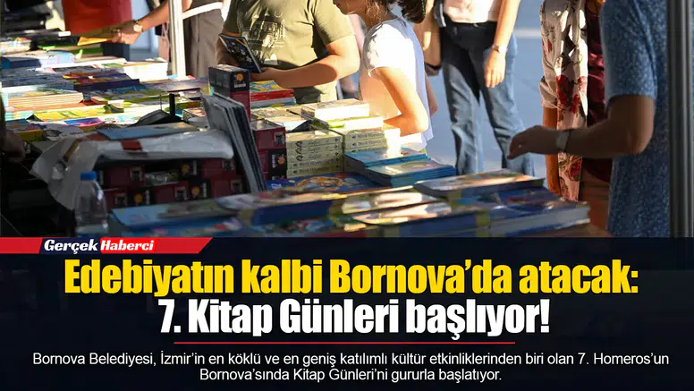 Edebiyatın kalbi Bornova’da atacak: 7. Kitap Günleri başlıyor!