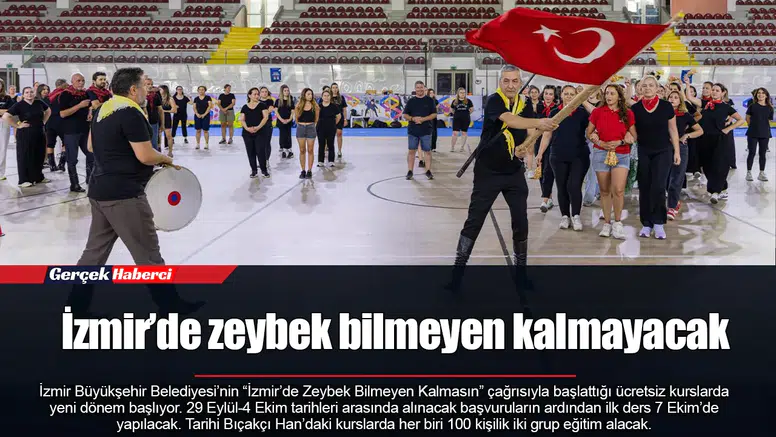 İzmir’de zeybek bilmeyen kalmayacak