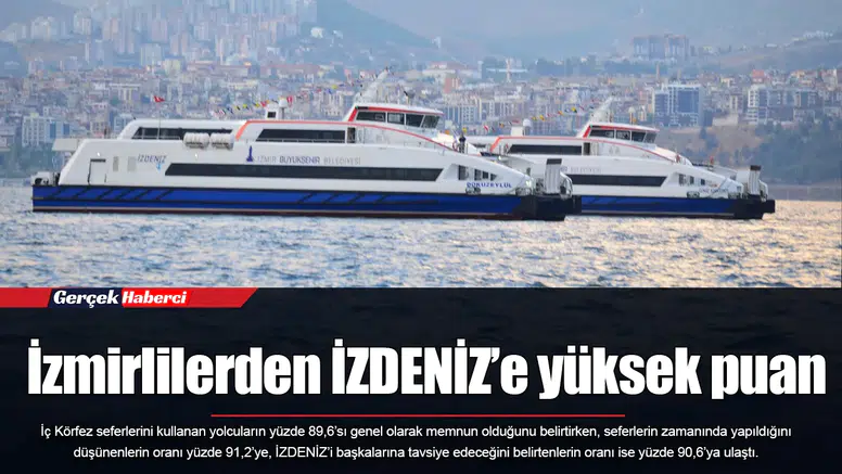 İzmirlilerden İZDENİZ’e yüksek puan