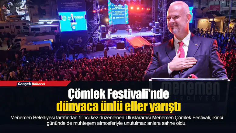 Çömlek Festivali'nde dünyaca ünlü eller yarıştı